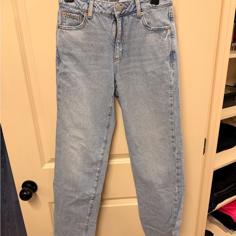 Garage Denim Straight Leg Jeans